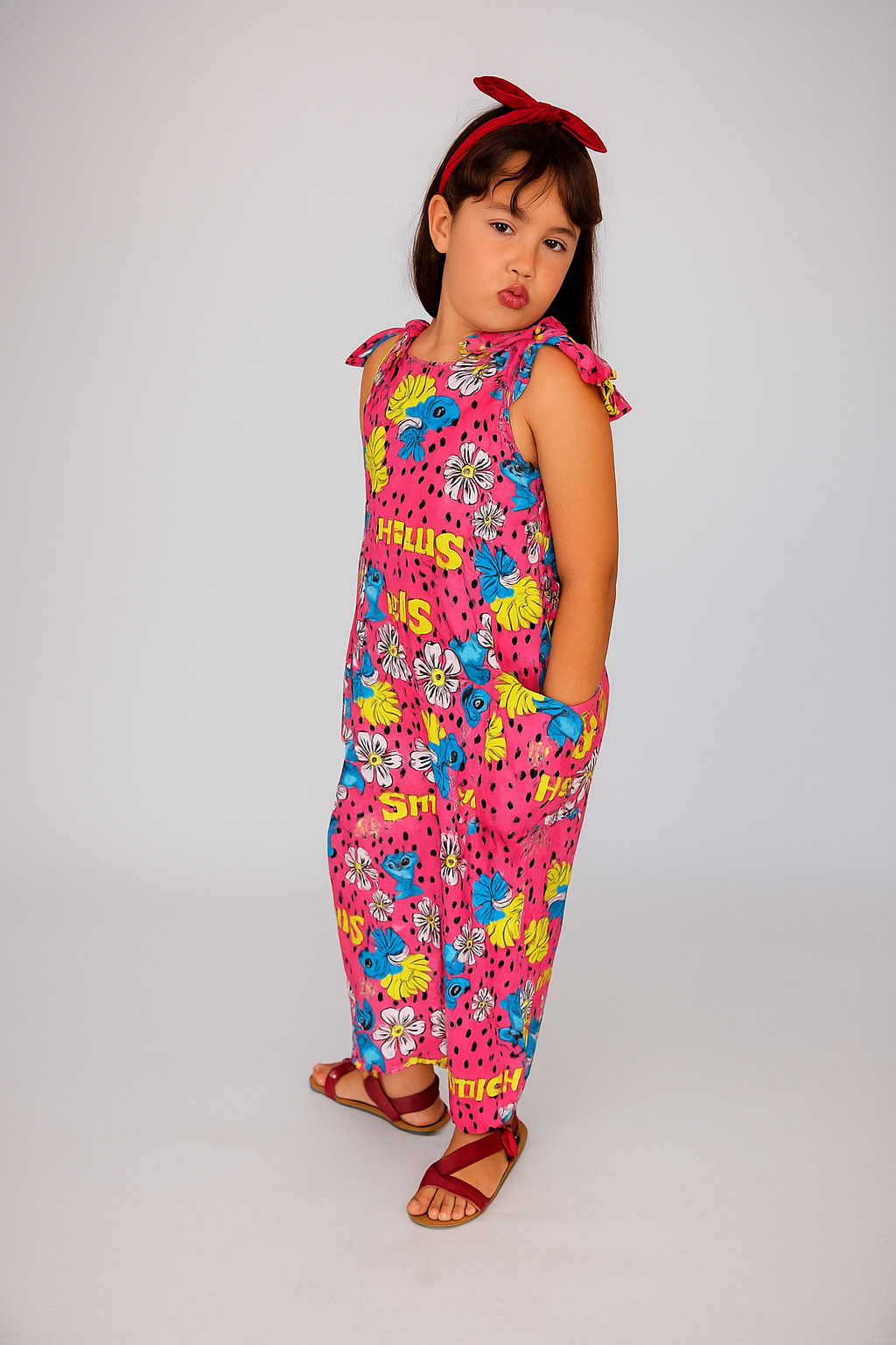 Macacão Estampado infantil - Ana Luiza