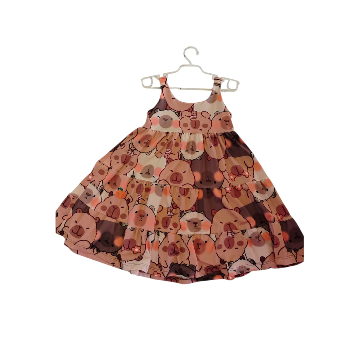 Vestido Longo Cavado Estampado - Jade